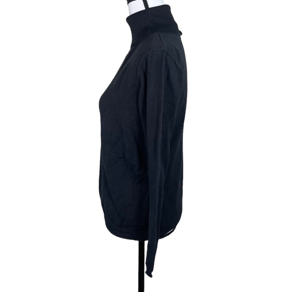 525 America Black Turtle Neck Knit top - Picture 2 of 4